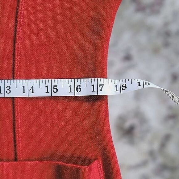 Vtg 90s Rodier cranberry wool-blend cardigan jacket - Picture 11 of 15